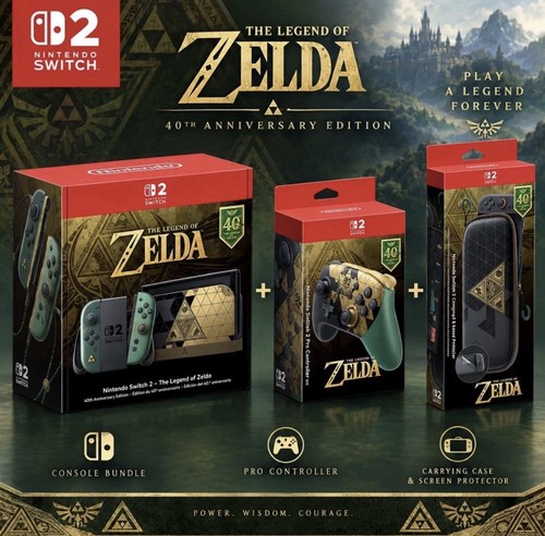 Nintendo switch zelda 40th - switch,