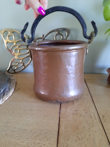 Chaudron cuivre ancien - chaudron,