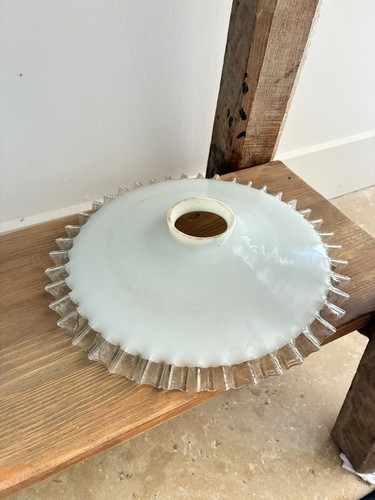 Ancien abat jour - abat-jour, verre