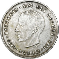 [#1049431] Belgium, Baudouin I, 250 Francs, 250 Frank, 1976, Silver, EF(40-45), 