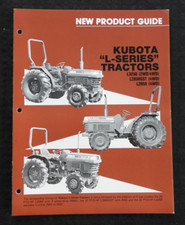 KUBOTA L2050 L2850 L3250 TRACTOR "NEW PRODUCT" CATALOG BROCHURE GUIDE 1985-91