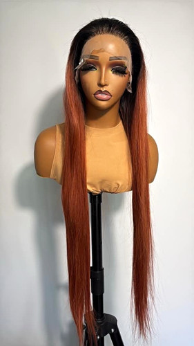 Lace front wig - front, long
