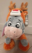 Peluche / Plush BOURRIQUET BIG FEET / Eeyore Grands Pieds NOËL Disneyland Paris