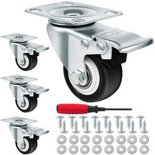 4x Roulettes Pivotantes 50mm