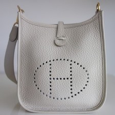 Sac Hermes Evelyne Amazone béton (Kelly bag, tasche, borsa)