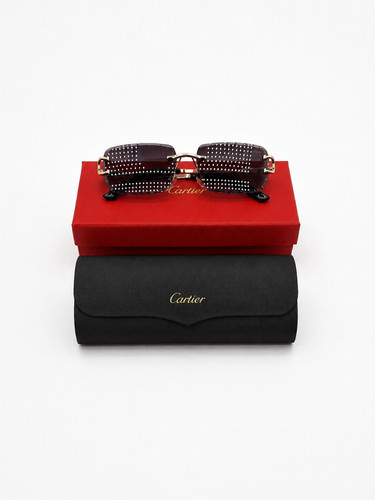 Cartier big diamond cut red - big,