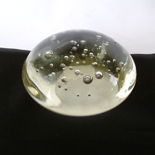 sulfide 1/2 ball press bubbled glass paper lot 166