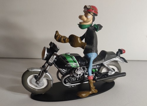Figurine moto résine joe - figurine, en