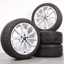 Roues d'hiver 18 pouces Audi A4 S4 B9 jantes originales 8W0601025H pneus d'hiver