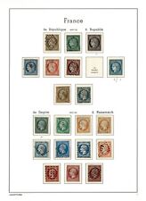 FRANCE EXCEPTIONAL STAMPS COLLECTION 1849-1900 CERES NAPOLEON PEACE 98% COMPLETE