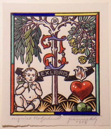 Claude jeanneret libris - jeanneret, ex-libris