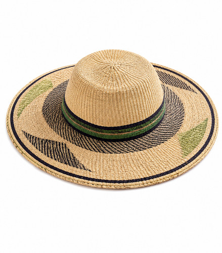 Chapeau tressé mains - mains, ghana