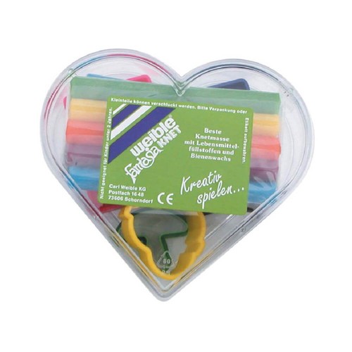 Pâte modeler coeur - pâte,