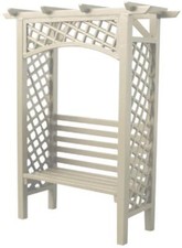 Poupées Maison Blanc en Bois