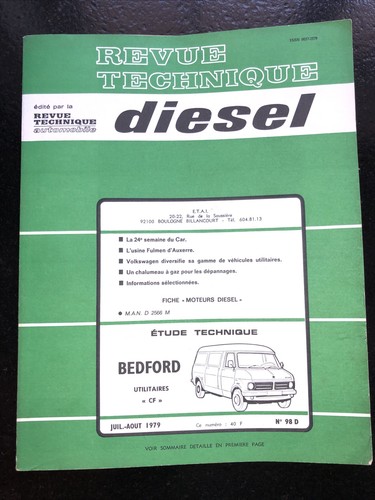 Revue technique diesel - , 98
