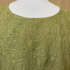 Haut Tunique Femme PAPRIKA Taille 3 (48) Vert Amande