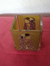 gustave klimt Le Baiser Verrerie GOEBEL ARTIS ORBIS DER KUSS Collection Vitrine 