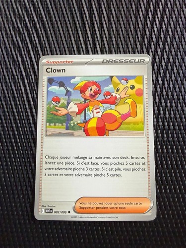 Carte pokémon clown 083 - clown,