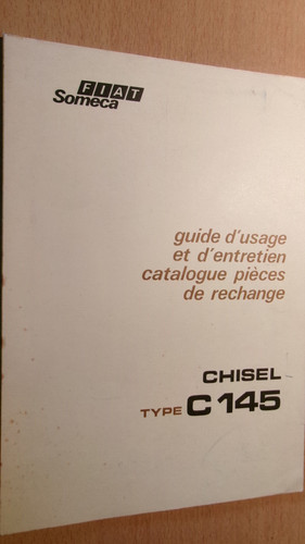 Someca chisel c145 - c145, notice