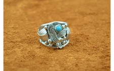 chevalière homme aigle