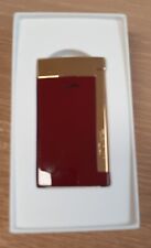 Briquet St Dupont Slim 7 Red lotus Or Ref 27707
