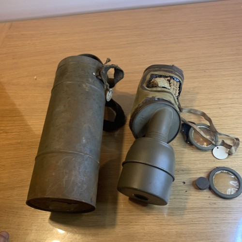 Militaria masque gaz - a, ww2