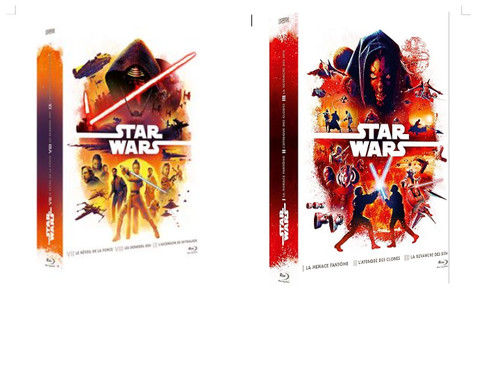 Star wars blu ray coffret