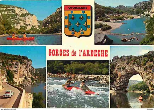 Carte postale ardèche - carte,