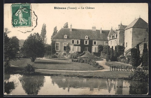 Cpa bléneau yonne le - cpa, /yonne,
