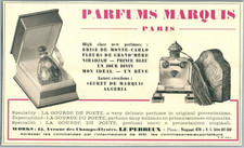 WORKS PERFUME MARQUIS 1920 NIRADJAH PERFUMERY BOTTLE GOURD POET PUB ANTIQUE