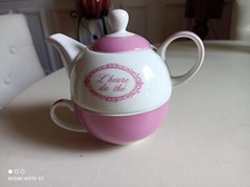 Théière individuelle avec tasse Théière & Tasse 2 en un pour le Tea time