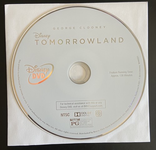 New tomorrowland dvd 1 - new, (2015)