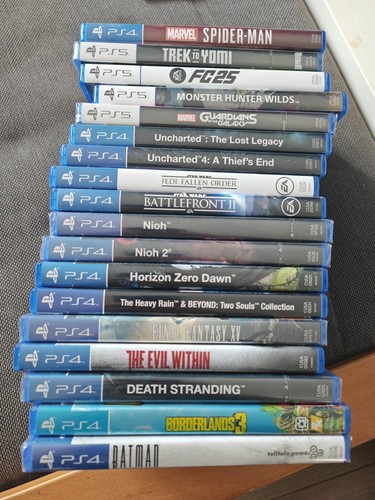 Collection jeux vidéos - collection, ps4