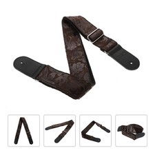 Accessoires Guitare Electrique Sangle De Réglable Imprimée Ceinture