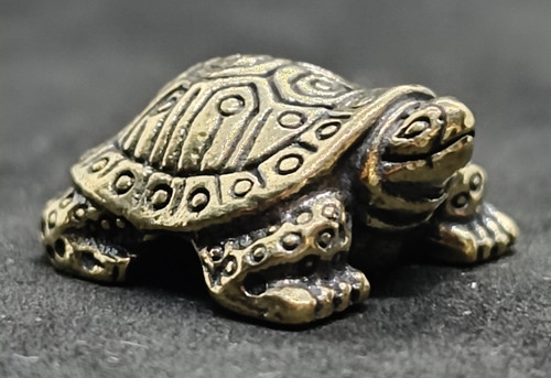 Tortue miniature bronze - miniature,