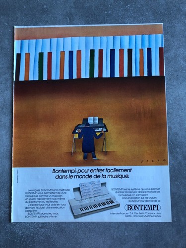 Publicités presse 1983 - publicités, de