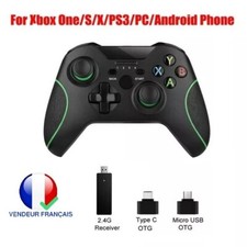 Manette De Jeu Sans Fil 2.4GHz Pour Xbox One Double Vibration Pour PC Android