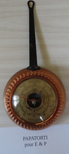 ANCIEN BAROMÈTRE EN  CUIVRE