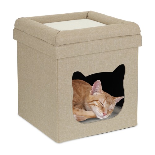 Tabouret chat avec - chat, niche