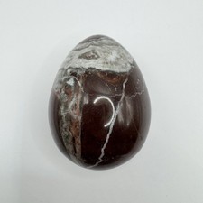 Oeuf en marbre Rouge Bordeaux