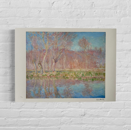 Claude monet arbres bord - monet, de