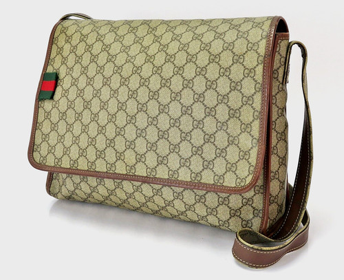 Auth gucci brown - pvc, canvas