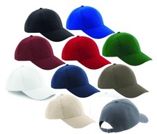 Lourd Brossé Casquette Coton Beechfield Pro-Style Réglable Baseball Chapeau