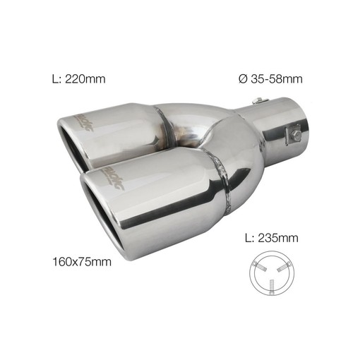 Double embout pot - double, de