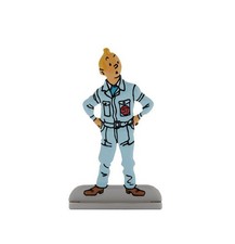 FREE SHIP Tintin - Metal Figurine Destination Moon - Herge