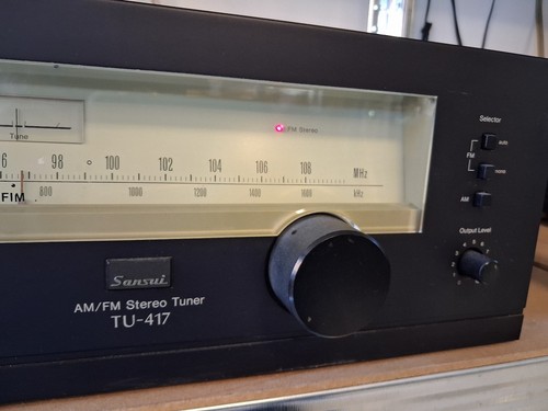 Sansui 417 tuner tested - sansui, tu-417