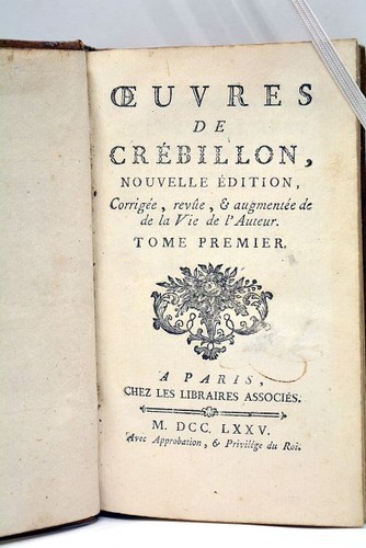 Liivre ancien crebillon pere - ancien,