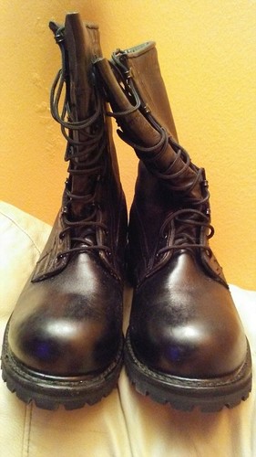 Insulated combat boots - insulated, boots-