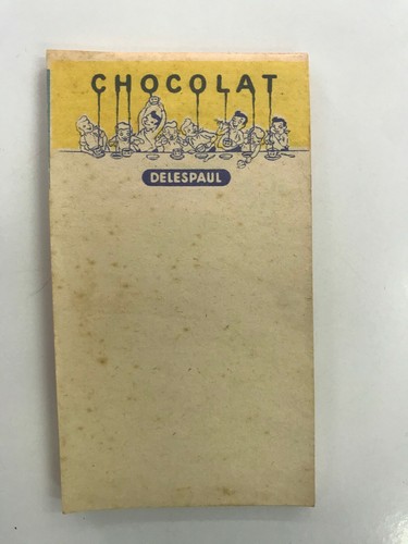 Carnet publicitaire chocolat - carnet,