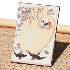 Ancien porte menu / vase en